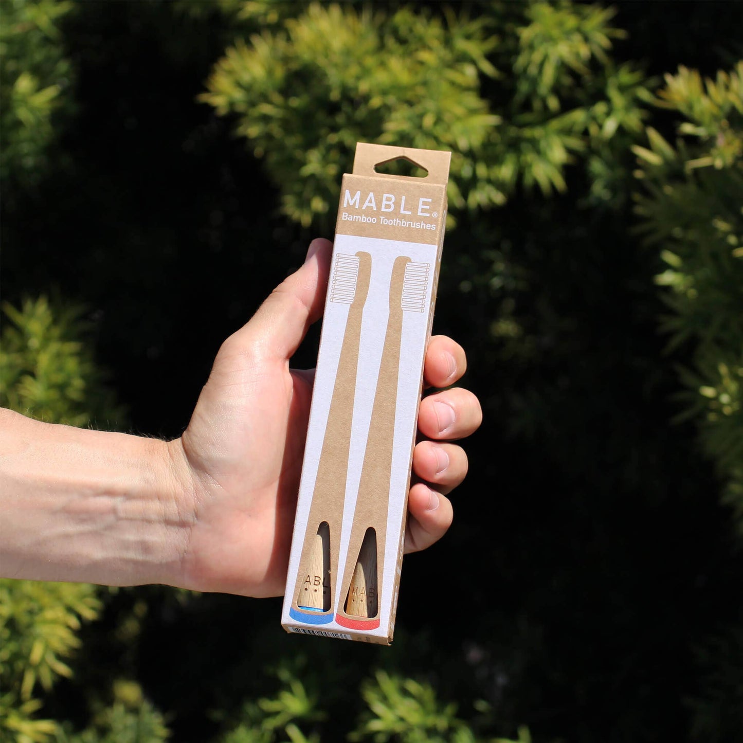 Bamboo Toothbrush by MABLE - Two Pack - Original