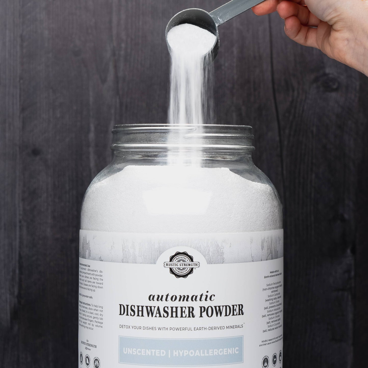 Automatic Dishwasher Powder | Non-Toxic & Microplastic Free: 4 oz Sample