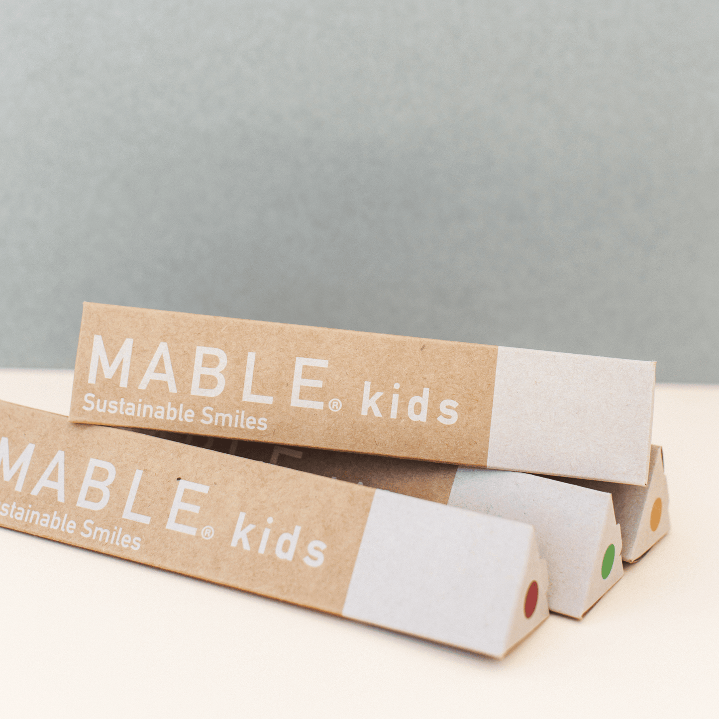 Kids Bamboo Toothbrush: Red