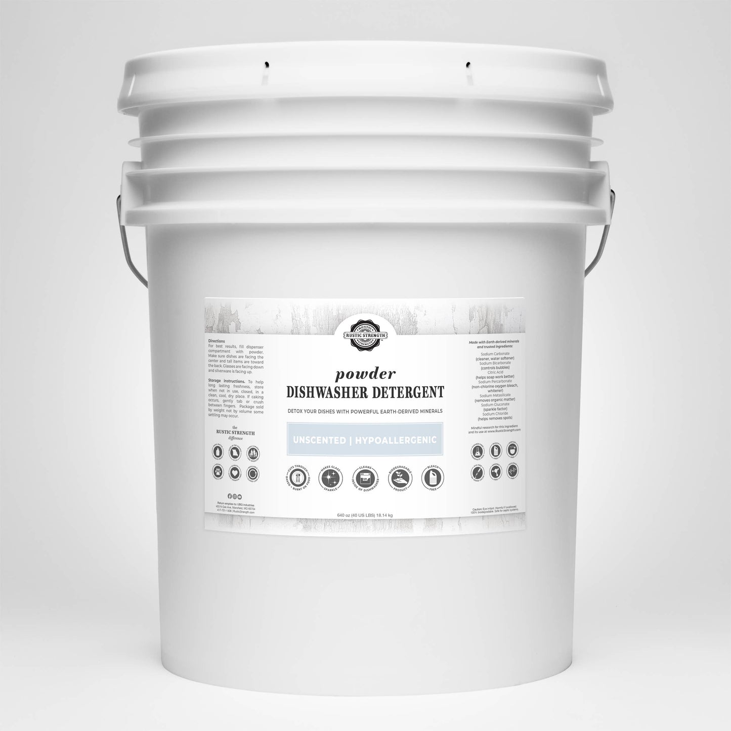 Automatic Dishwasher Powder | Non-Toxic & Microplastic Free: 4 oz Sample