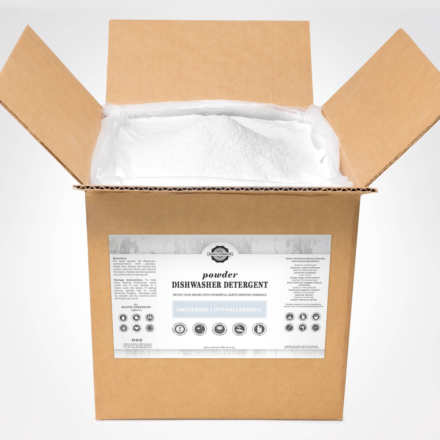 Automatic Dishwasher Powder | Non-Toxic & Microplastic Free: 4 oz Sample