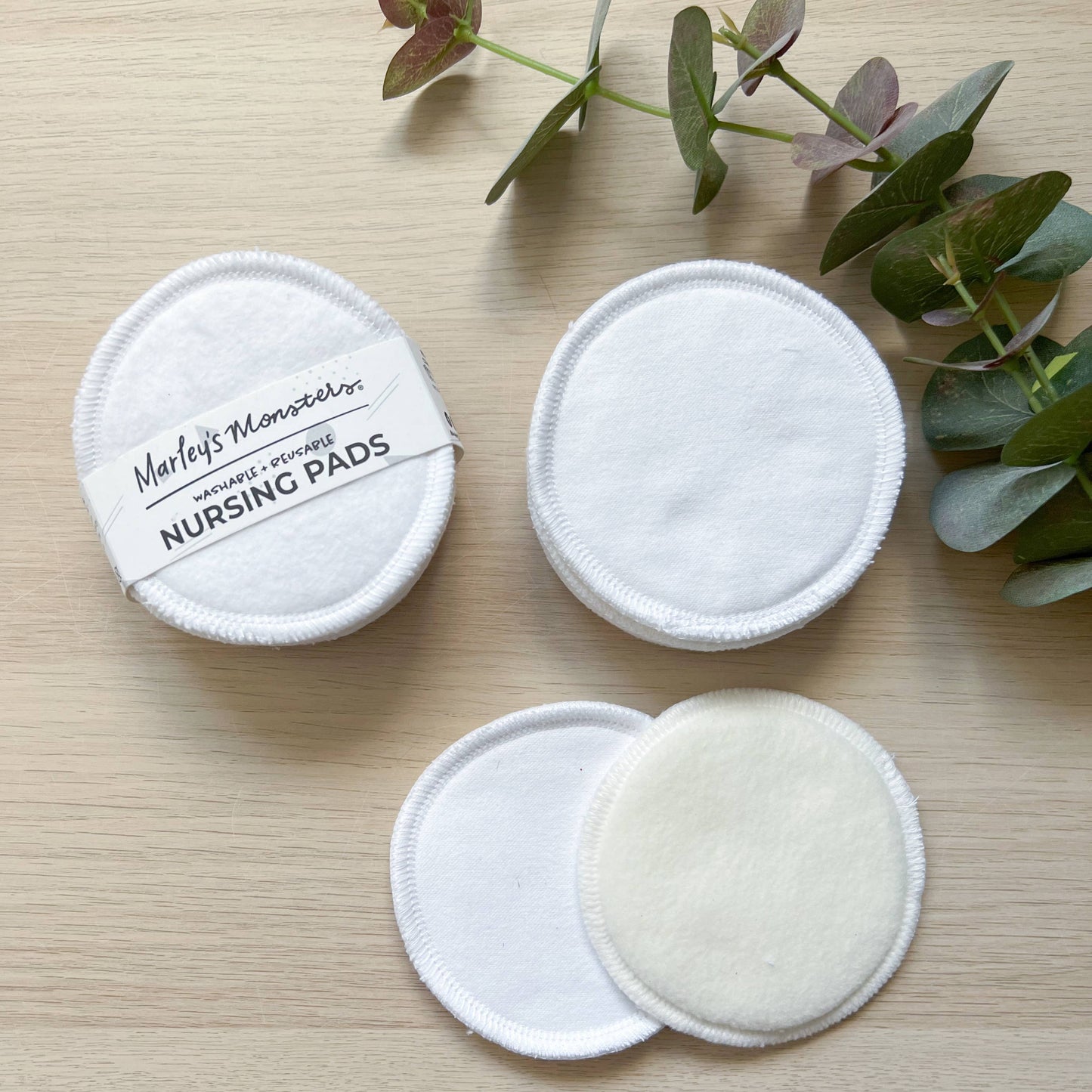 Nursing Pads: 3 Pair - White