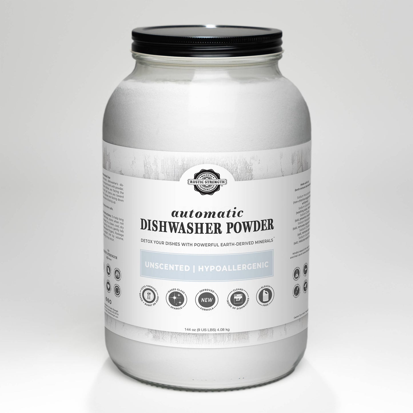 Automatic Dishwasher Powder | Non-Toxic & Microplastic Free: 4 oz Sample
