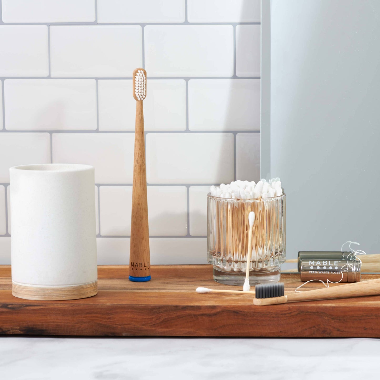 Bamboo Toothbrush by MABLE - Four Pack - Original