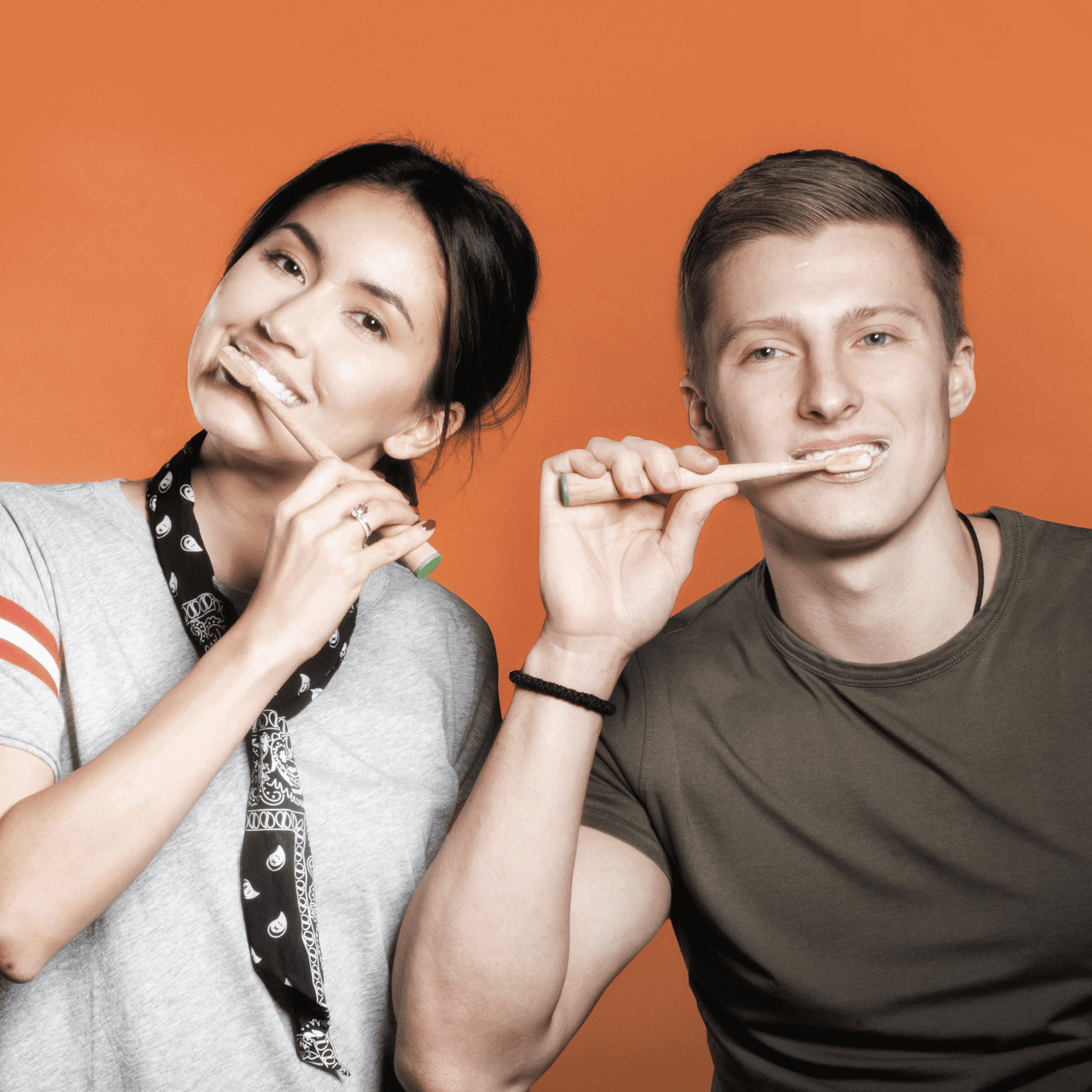 Adult Green - Bamboo Toothbrush: Soft