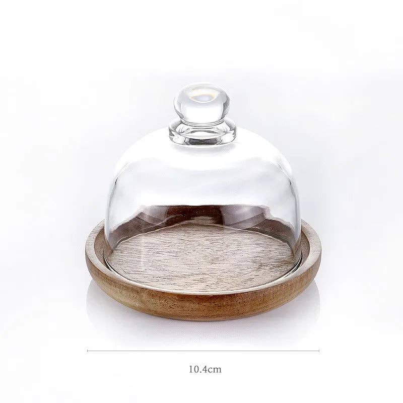 Wooden Food Container: 8 inch