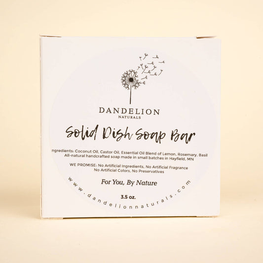 Solid Dish Soap Bar | Dish Soap |  Lemon + Basil + Rosemary