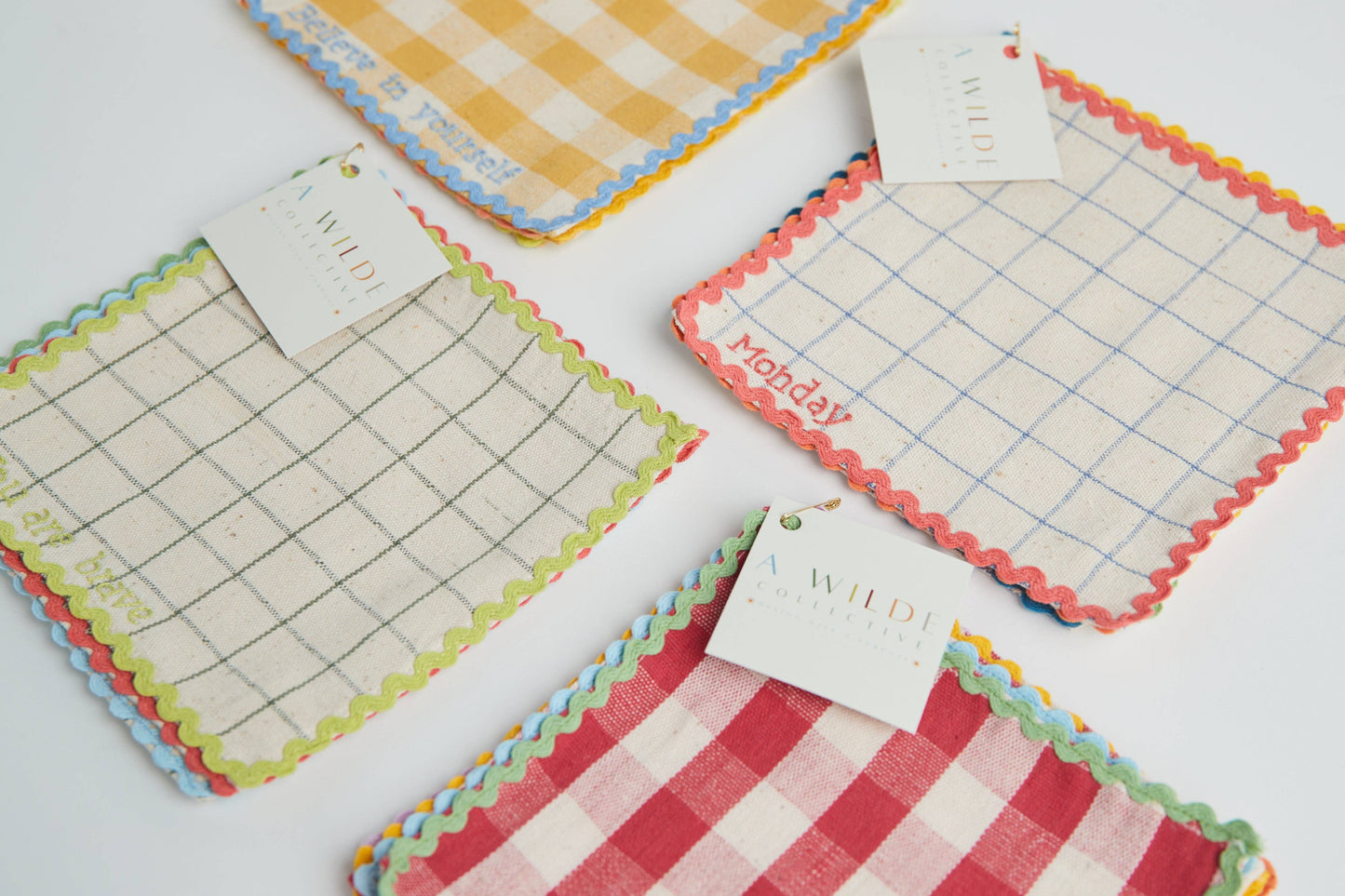 Handwoven You Are Loved Lunchbox Napkins