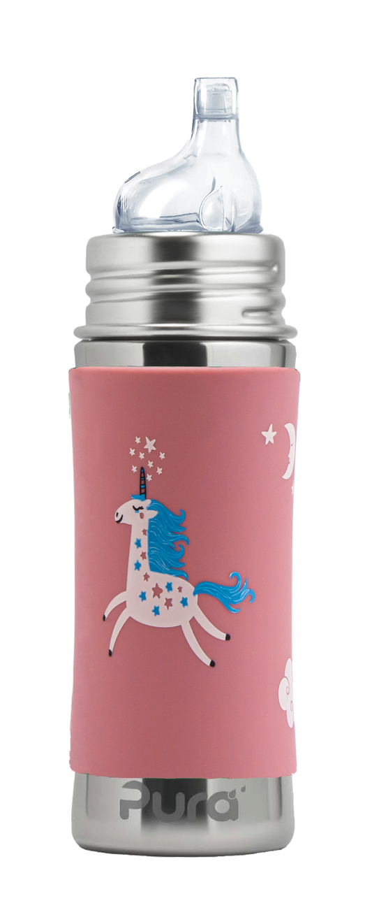 Kiki® 11oz Sippy Bottle: Unicorn