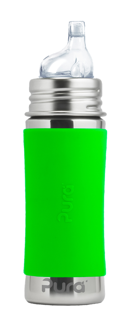 Kiki® 11oz Sippy Bottle: Moss