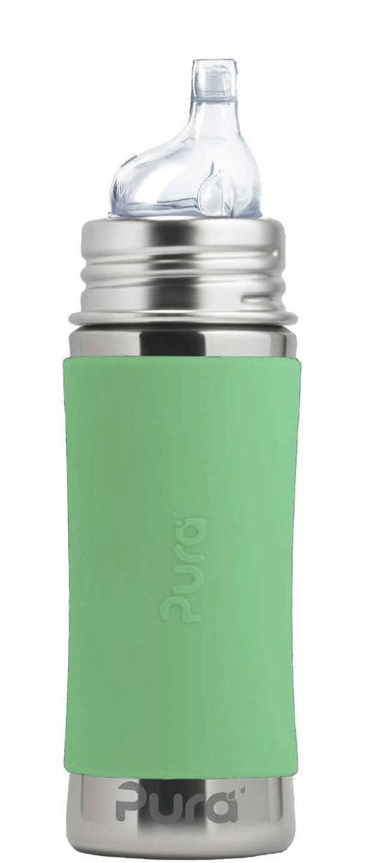 Kiki® 11oz Sippy Bottle: Moss
