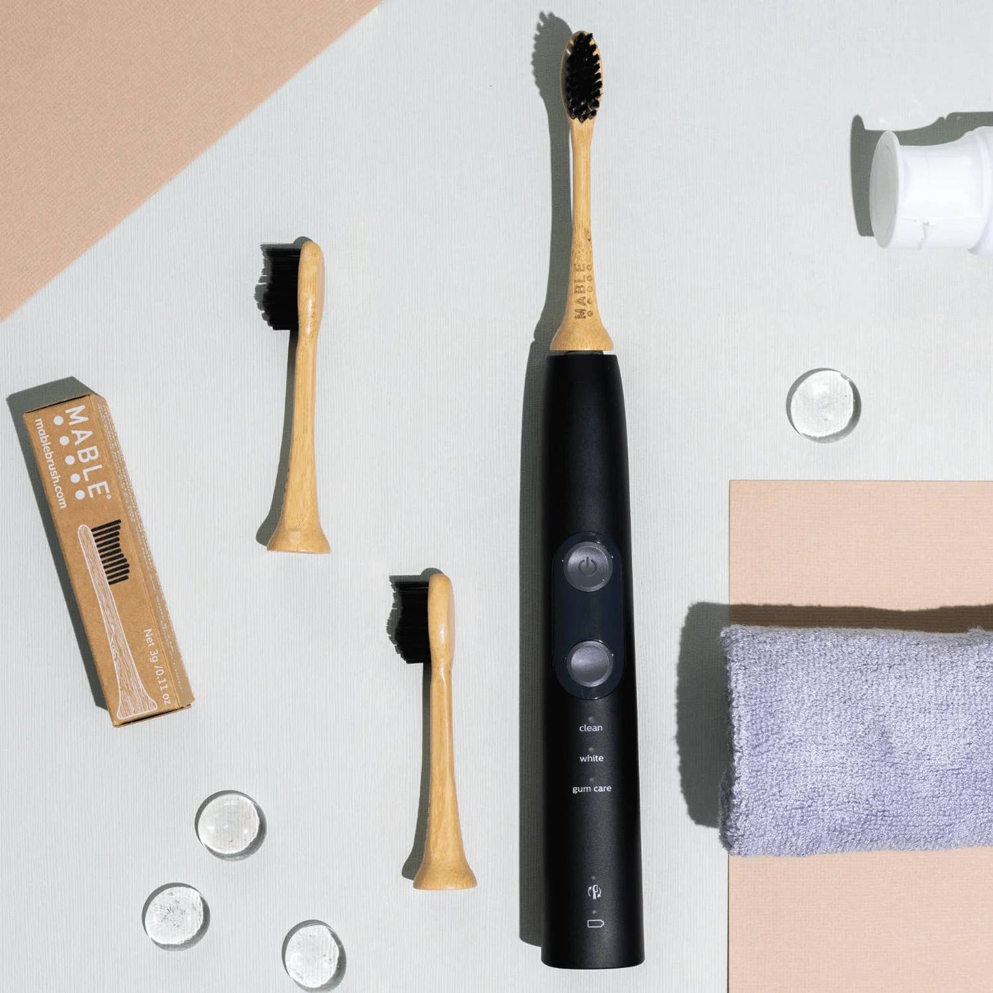 Bamboo Toothbrush Head compatible with Philips Sonicare