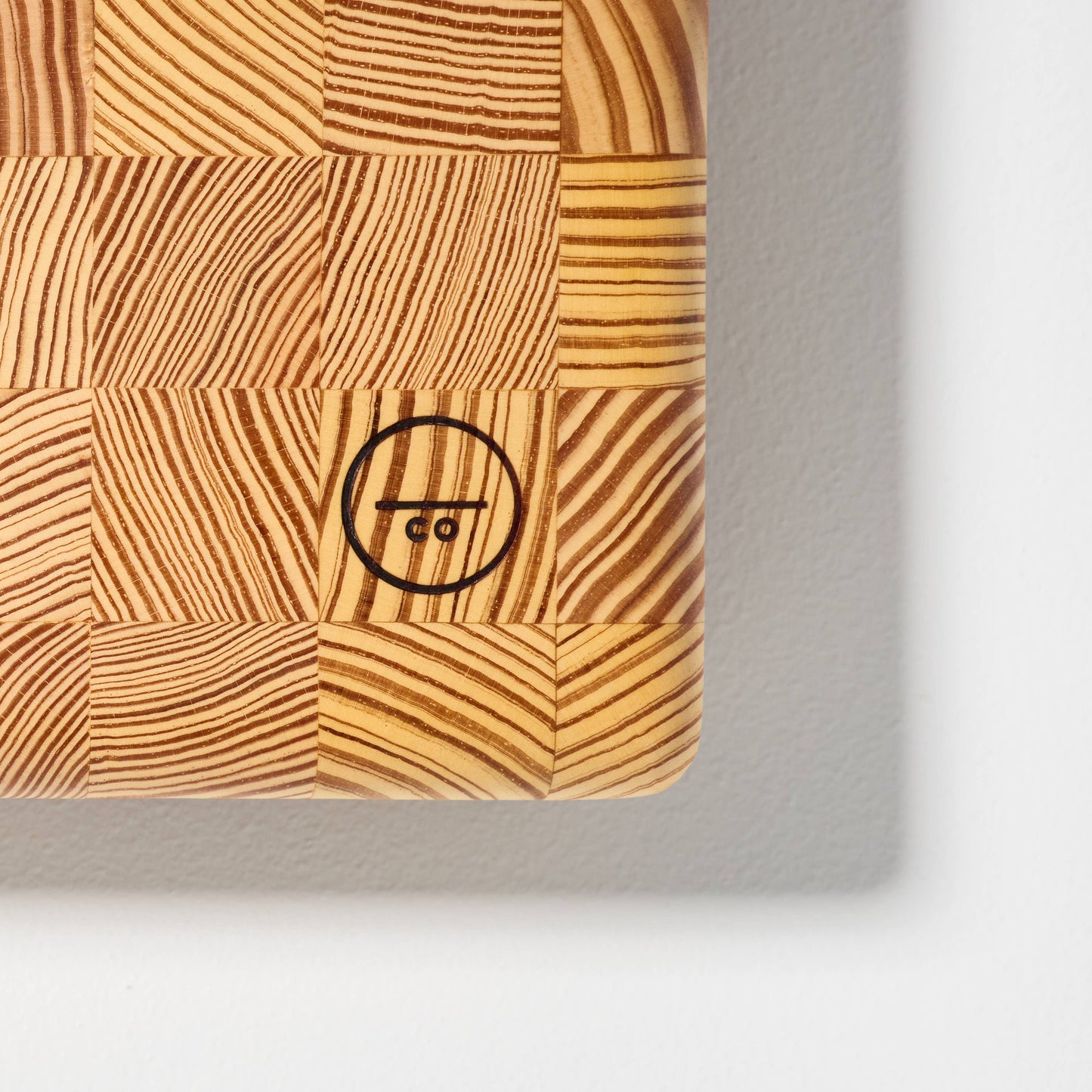 End Grain Cutting Board in Southern Yellow Pine - Jasper: Large
