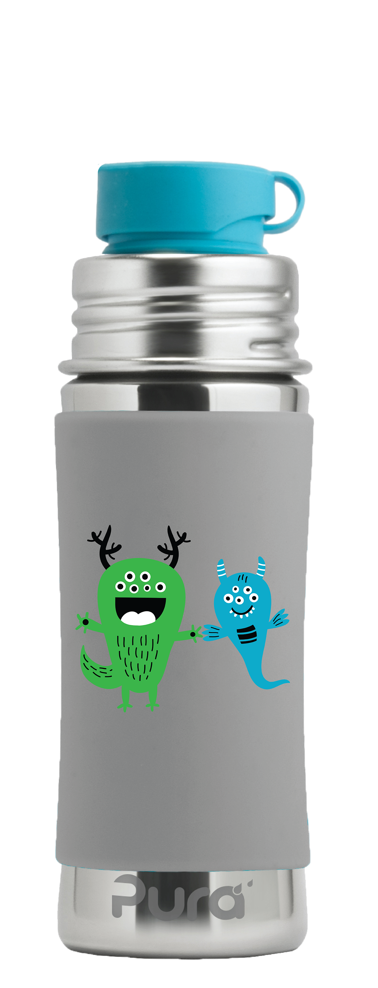 PURA STAINLESS Sport Mini™ 11oz Bottle: Monster Sleeve