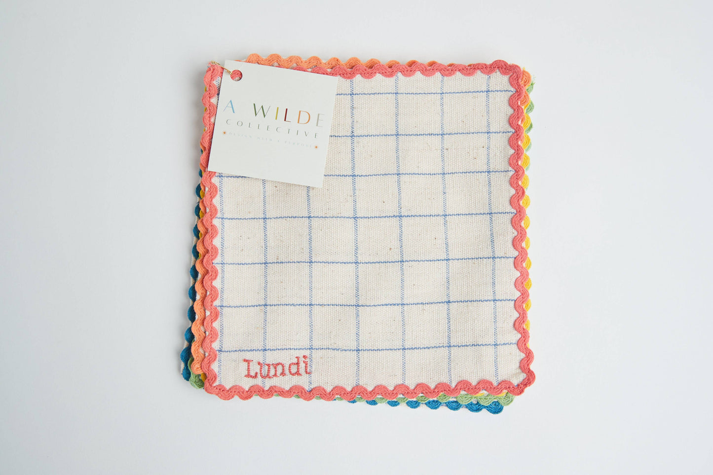 Handwoven Days Of The Week Lunchbox Napkins: Spanish