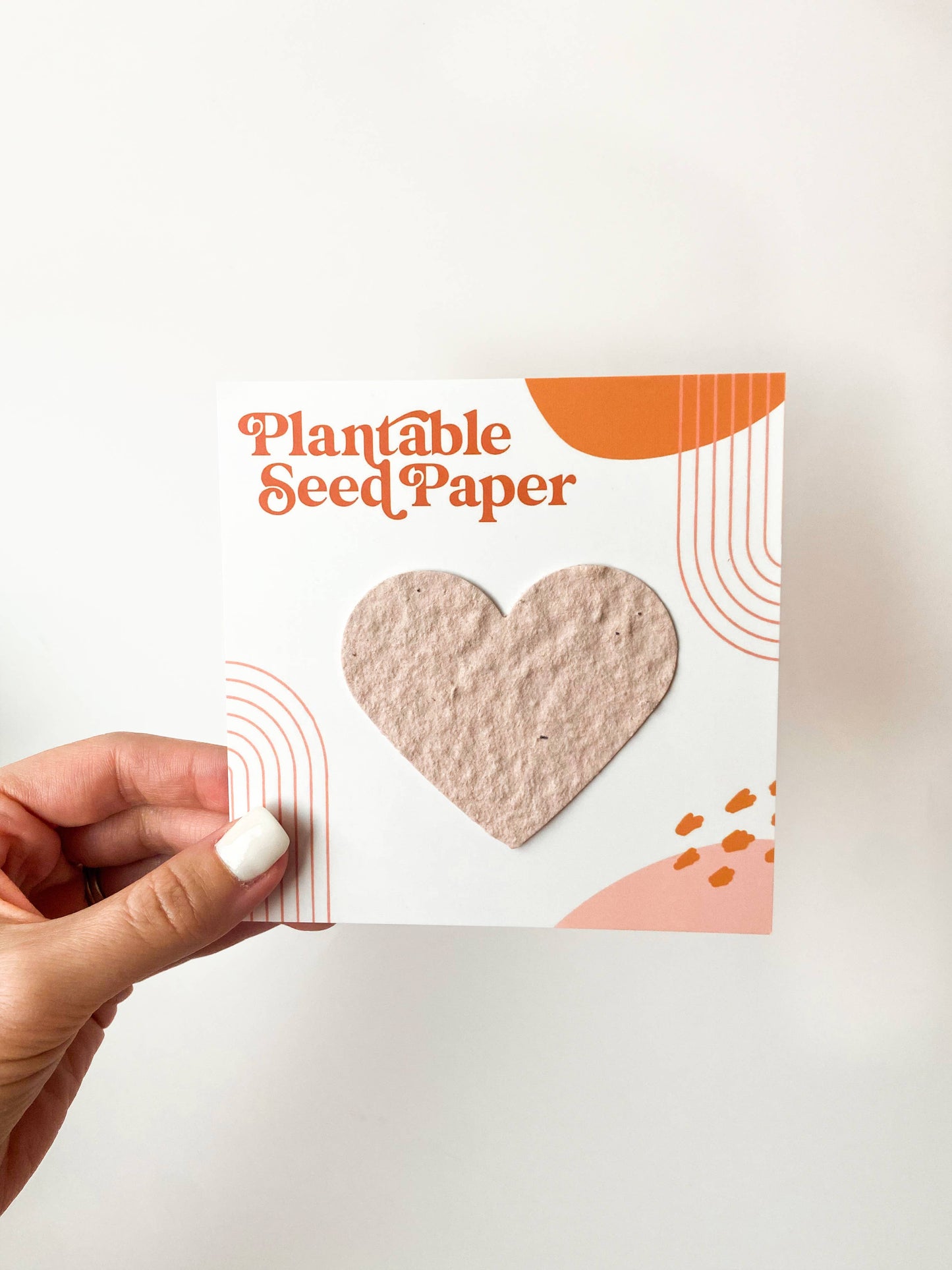 Seed Heart Paper Card