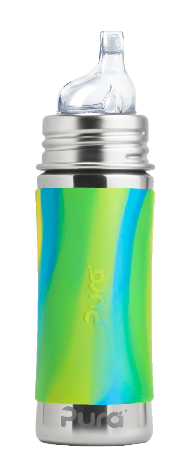 Kiki® 11oz Sippy Bottle: Moss