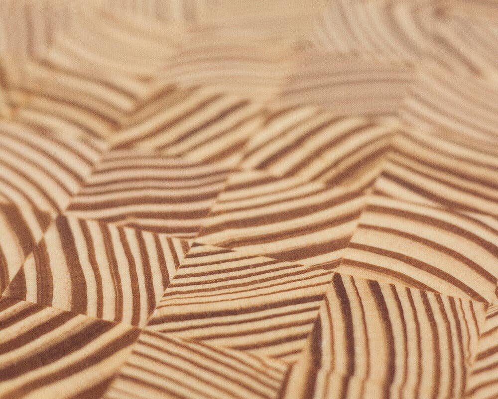 End Grain Cutting Board in Southern Yellow Pine - Jasper: Large