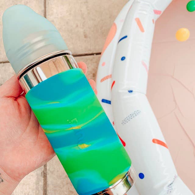 Kiki® Silicone Travel Covers: Aqua
