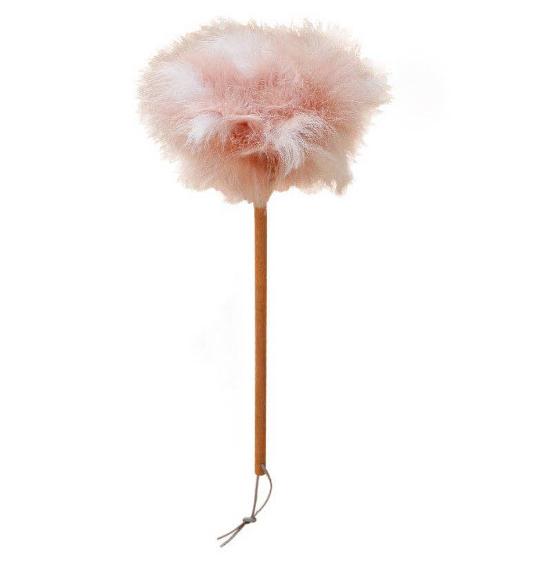Pink Ostrich Feather Duster: S