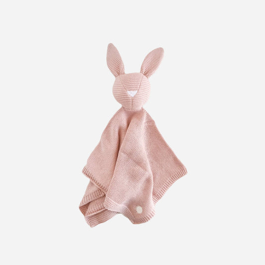 Lovey Bunny Pink Baby Gift Blanket Toy Spring Summer