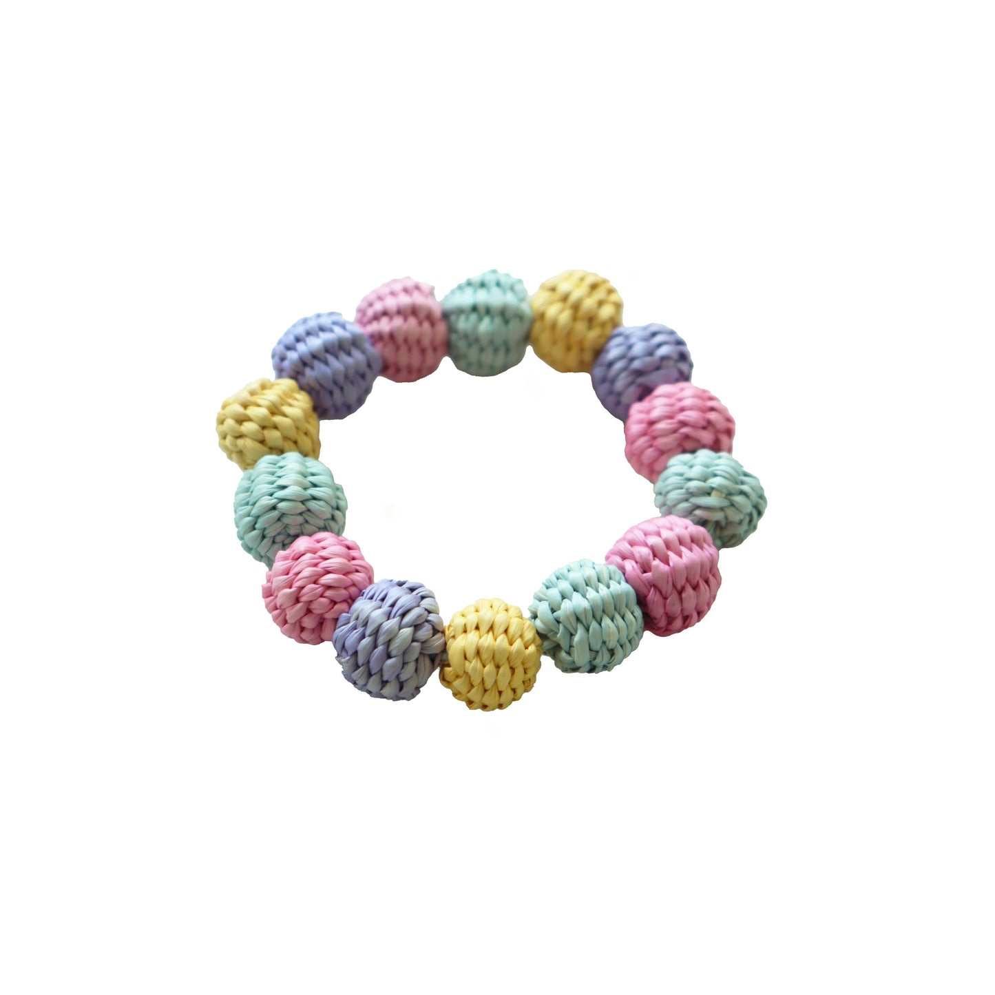 Cotton candy beads napkin ring
