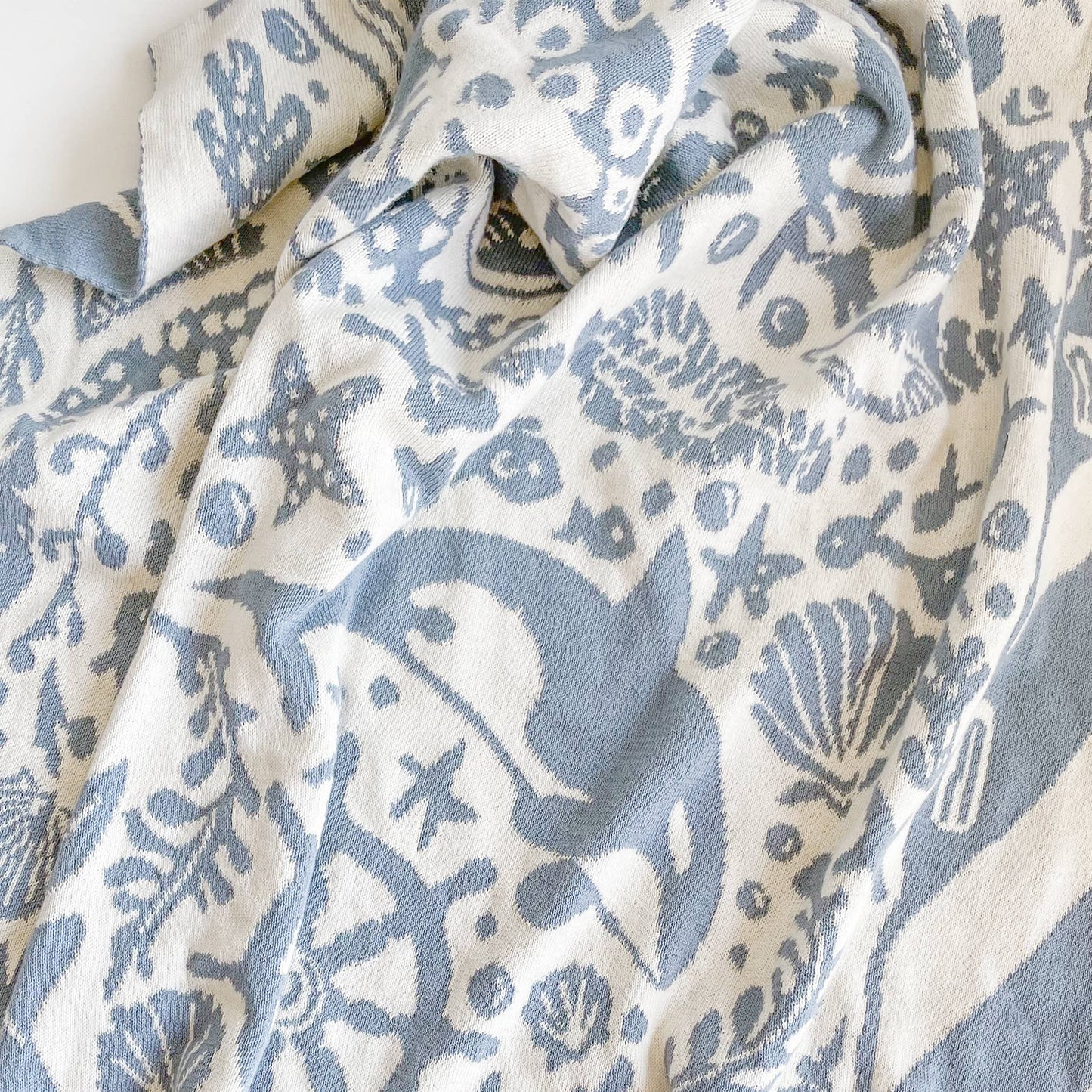 Blanket Nautical Cotton Baby Gift Spring Summer Ocean