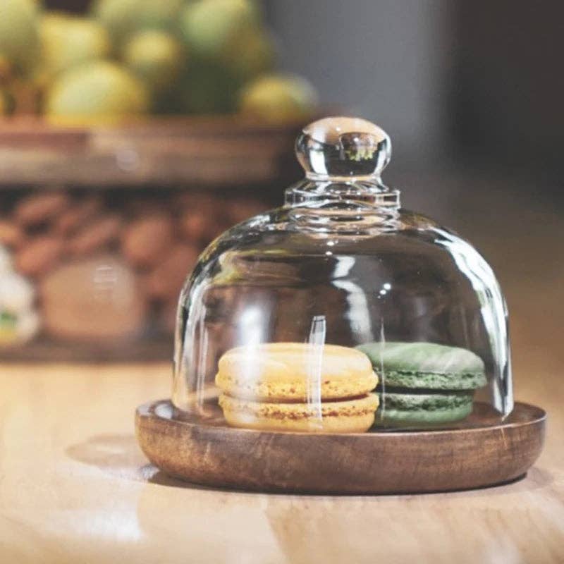 Wooden Food Container: 8 inch