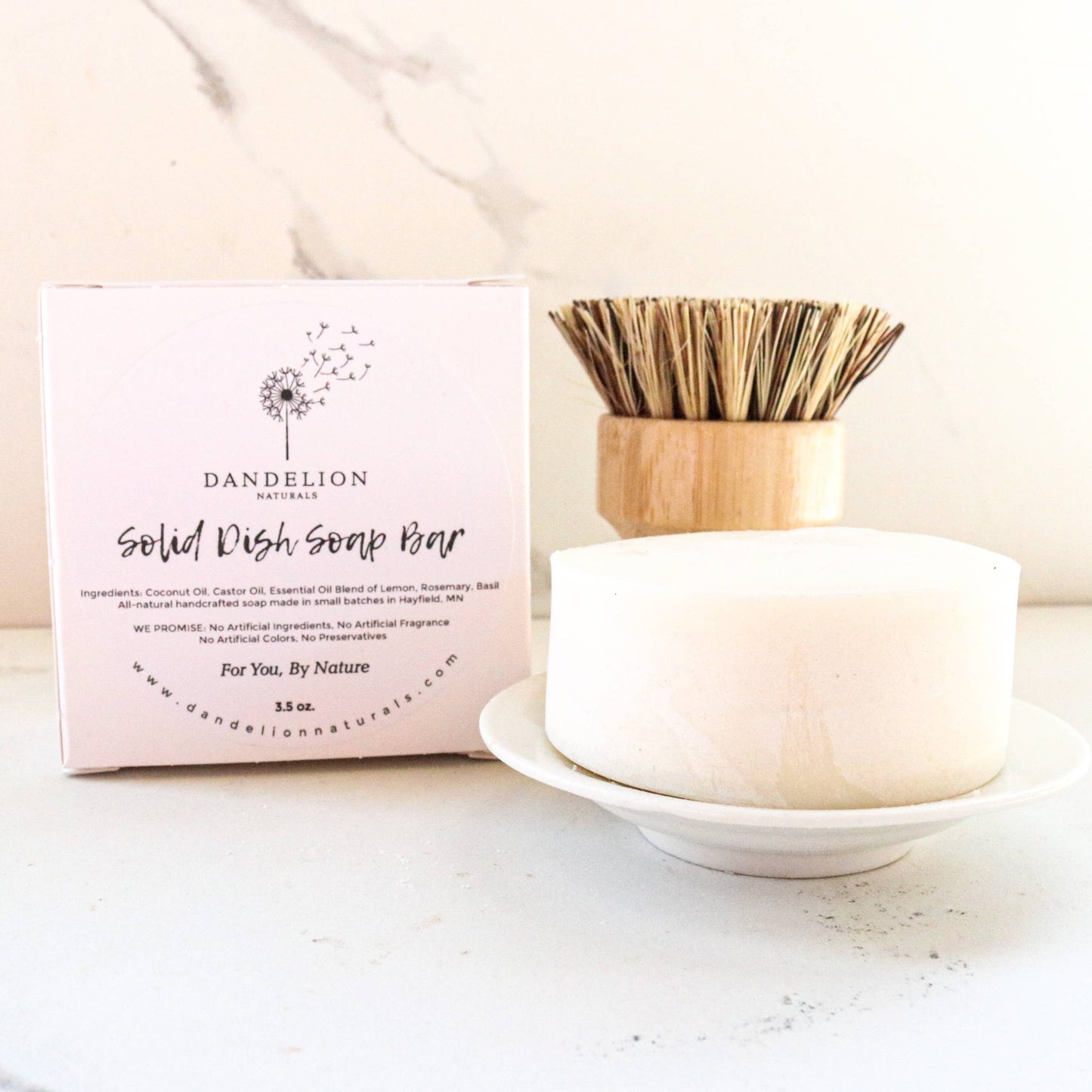 Solid Dish Soap Bar | Dish Soap |  Lemon + Basil + Rosemary