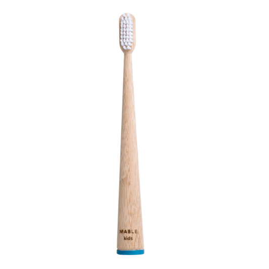 Kids Bamboo Toothbrush: Blue