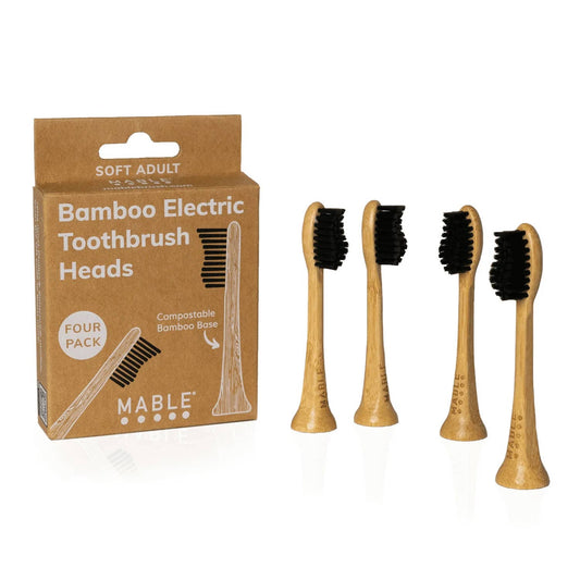 Bamboo Toothbrush Head compatible with Philips Sonicare