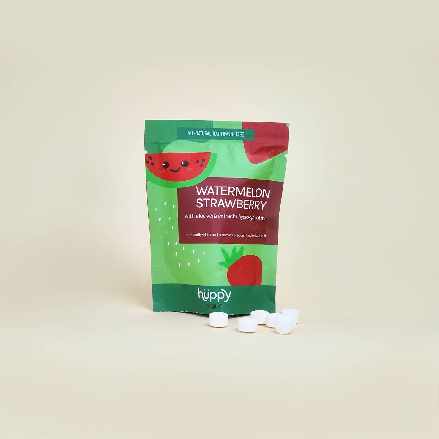 Kid's Toothpaste Tablets | Watermelon Straw. | Refill