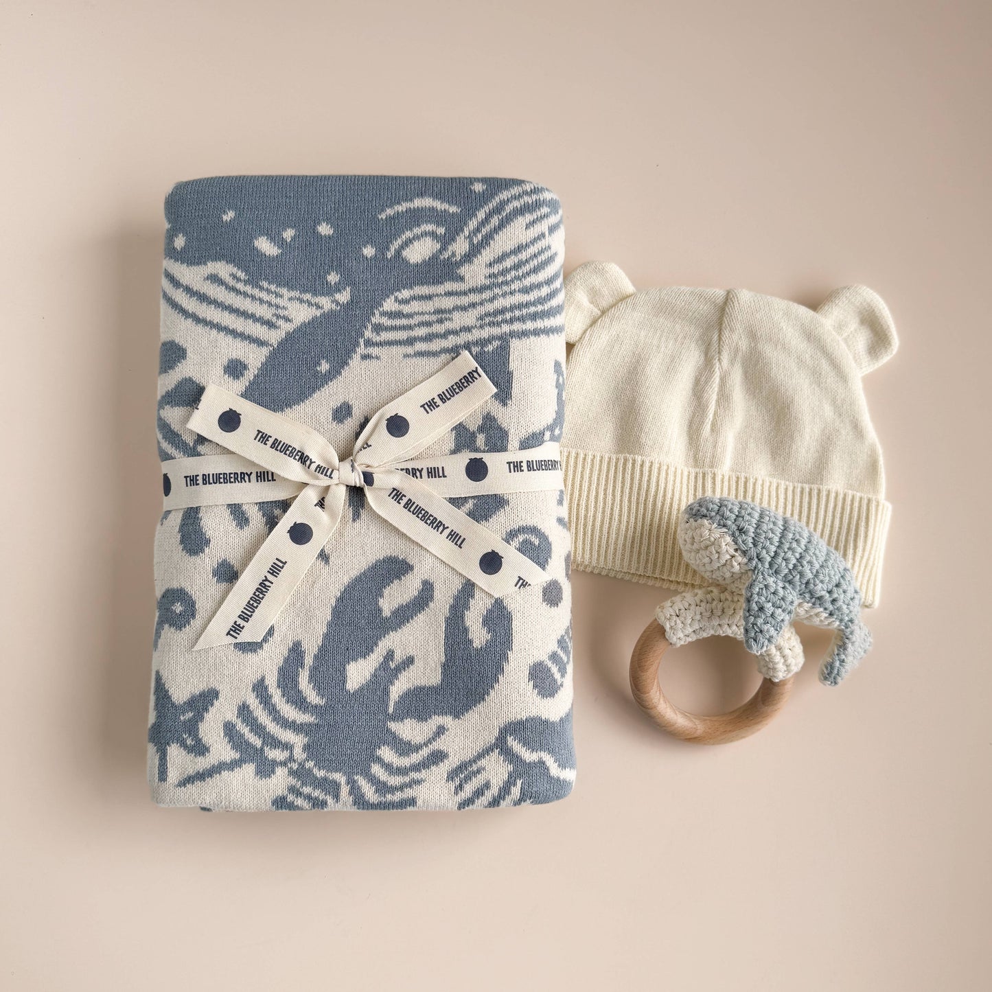 Blanket Nautical Cotton Baby Gift Spring Summer Ocean