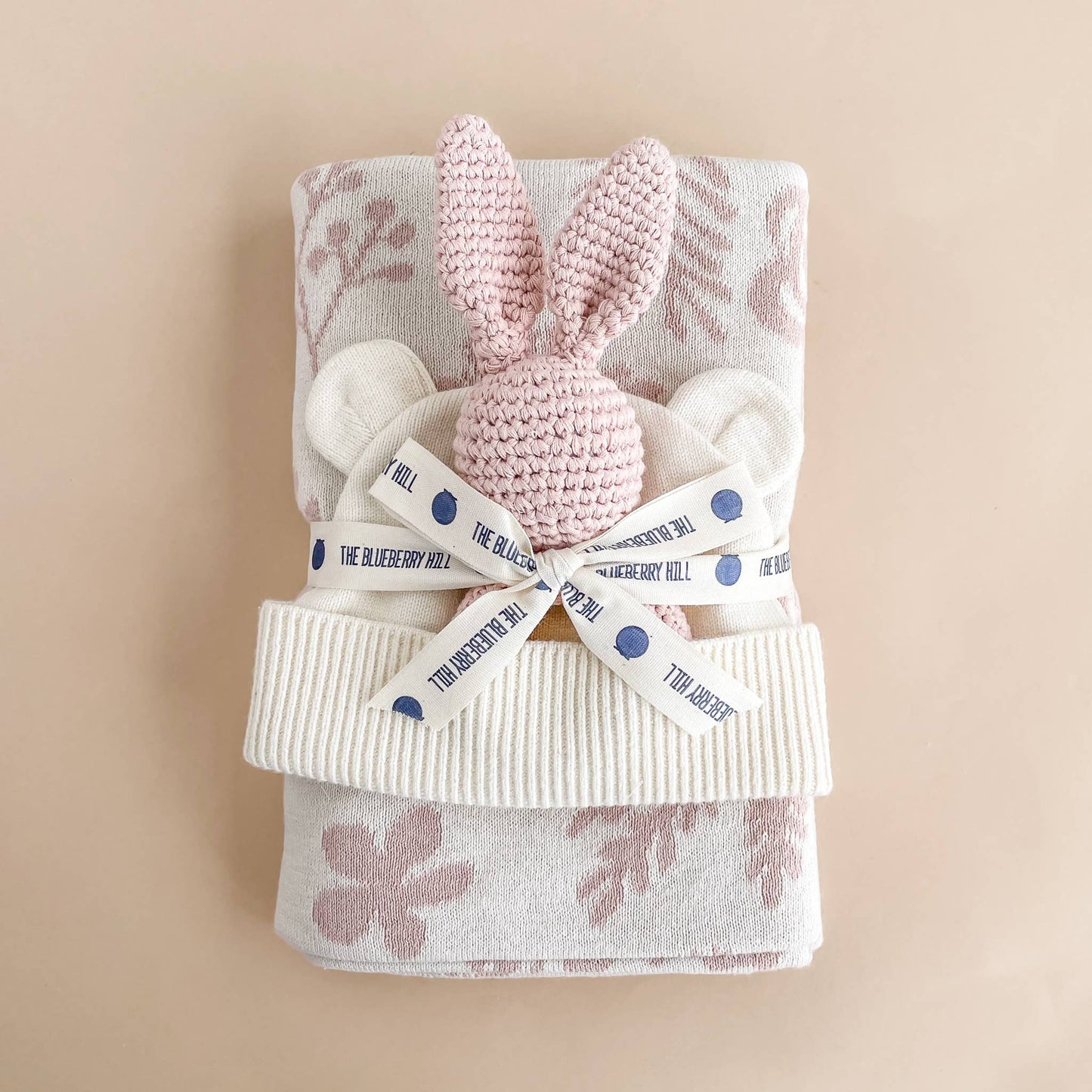 Teether Bunny Pink Easter Rattle Spring Summer Baby Gift: Pink