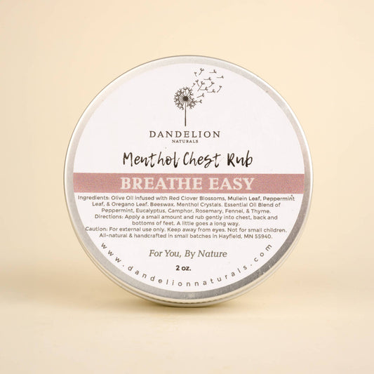 Breathe Easy Salve | Natural Vapor Rub | Chest Rub