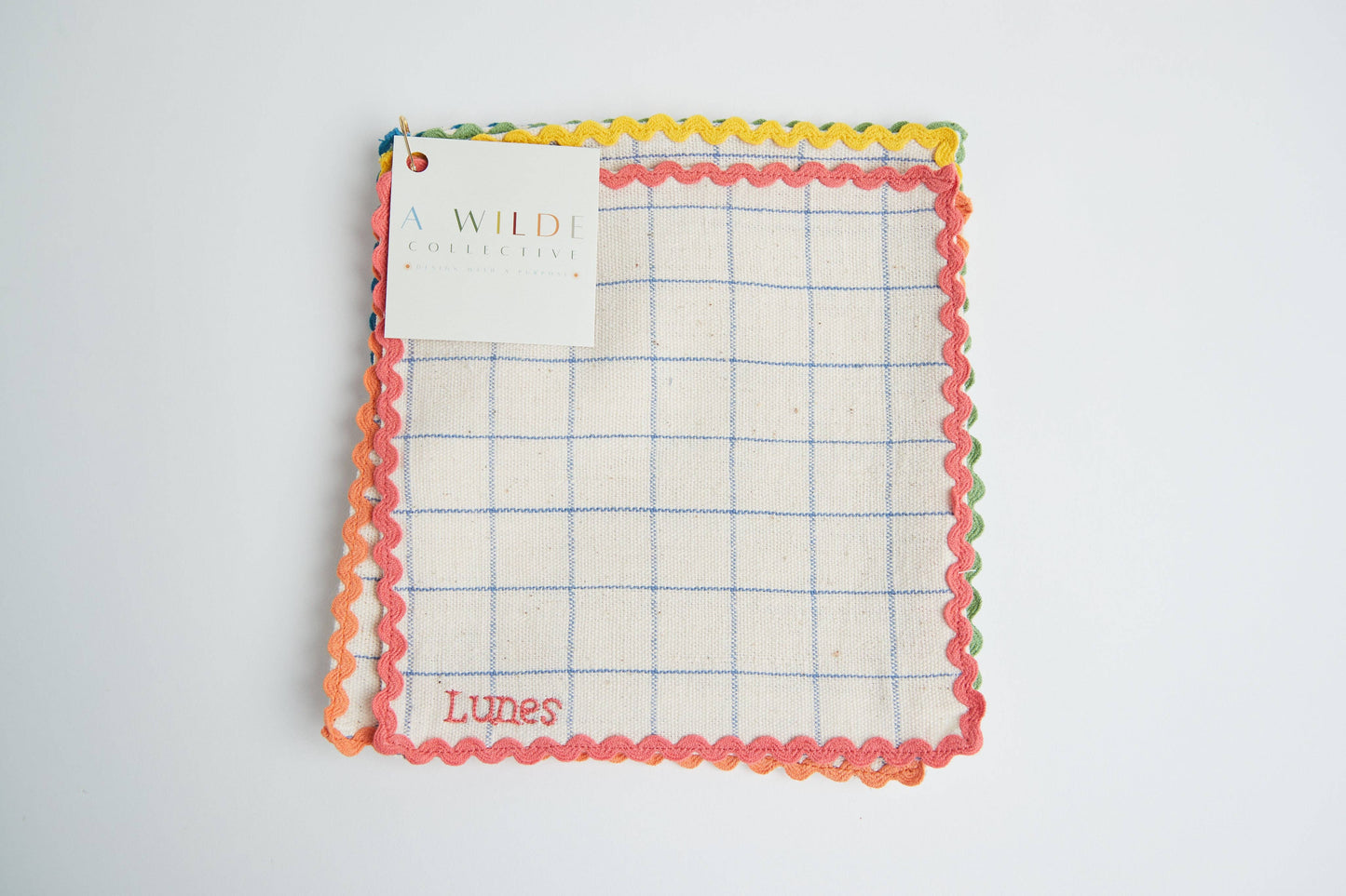 Handwoven Days Of The Week Lunchbox Napkins: Spanish