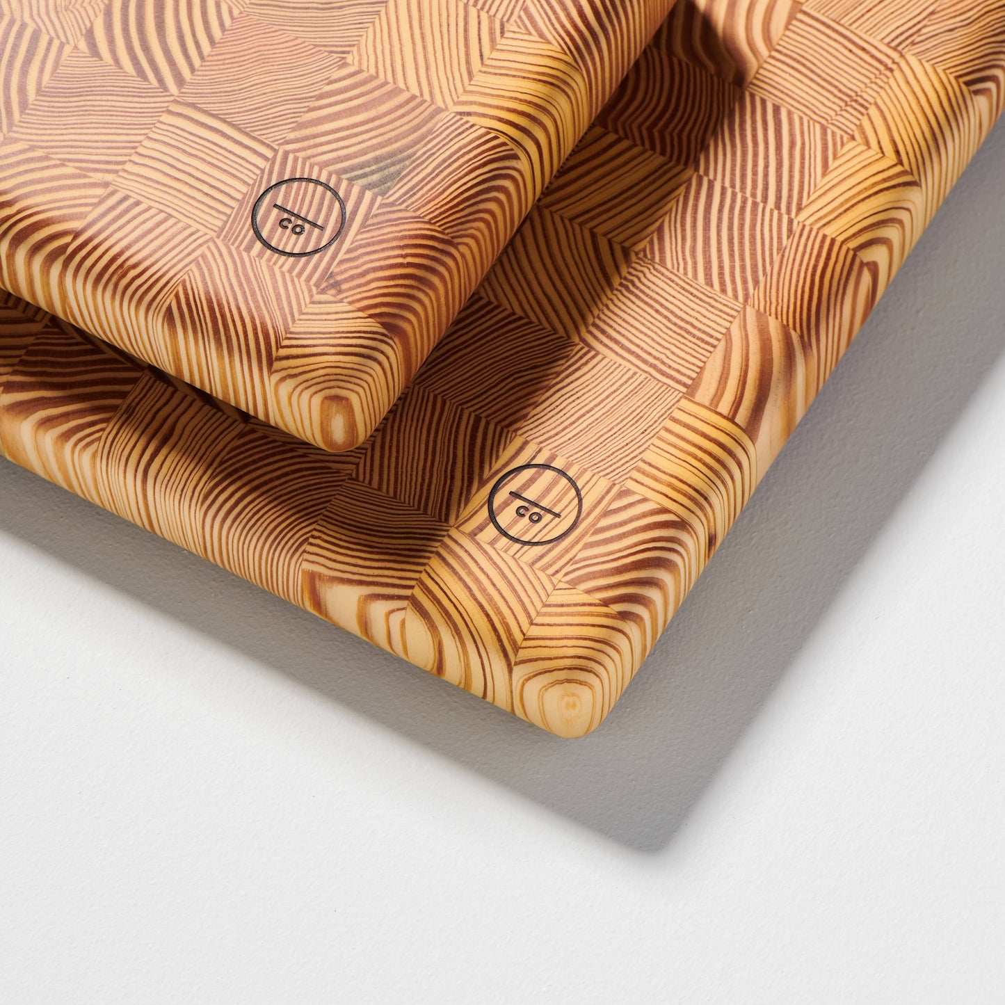 End Grain Cutting Board in Southern Yellow Pine - Jasper: Large